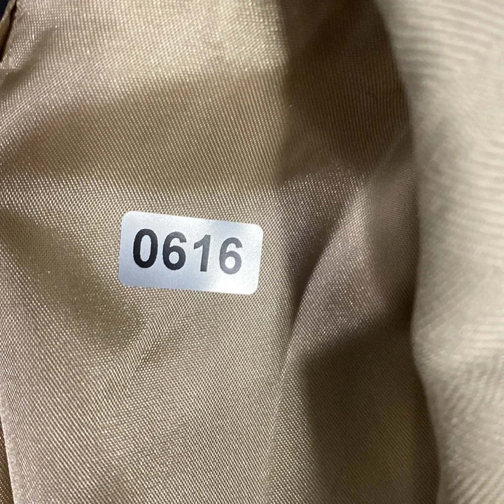 Vintage Oscar De La Renta Beige Silk‎ Blazer